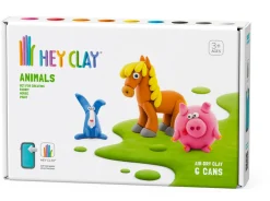 Muovailuvahasetti Eläimet Hey Clay