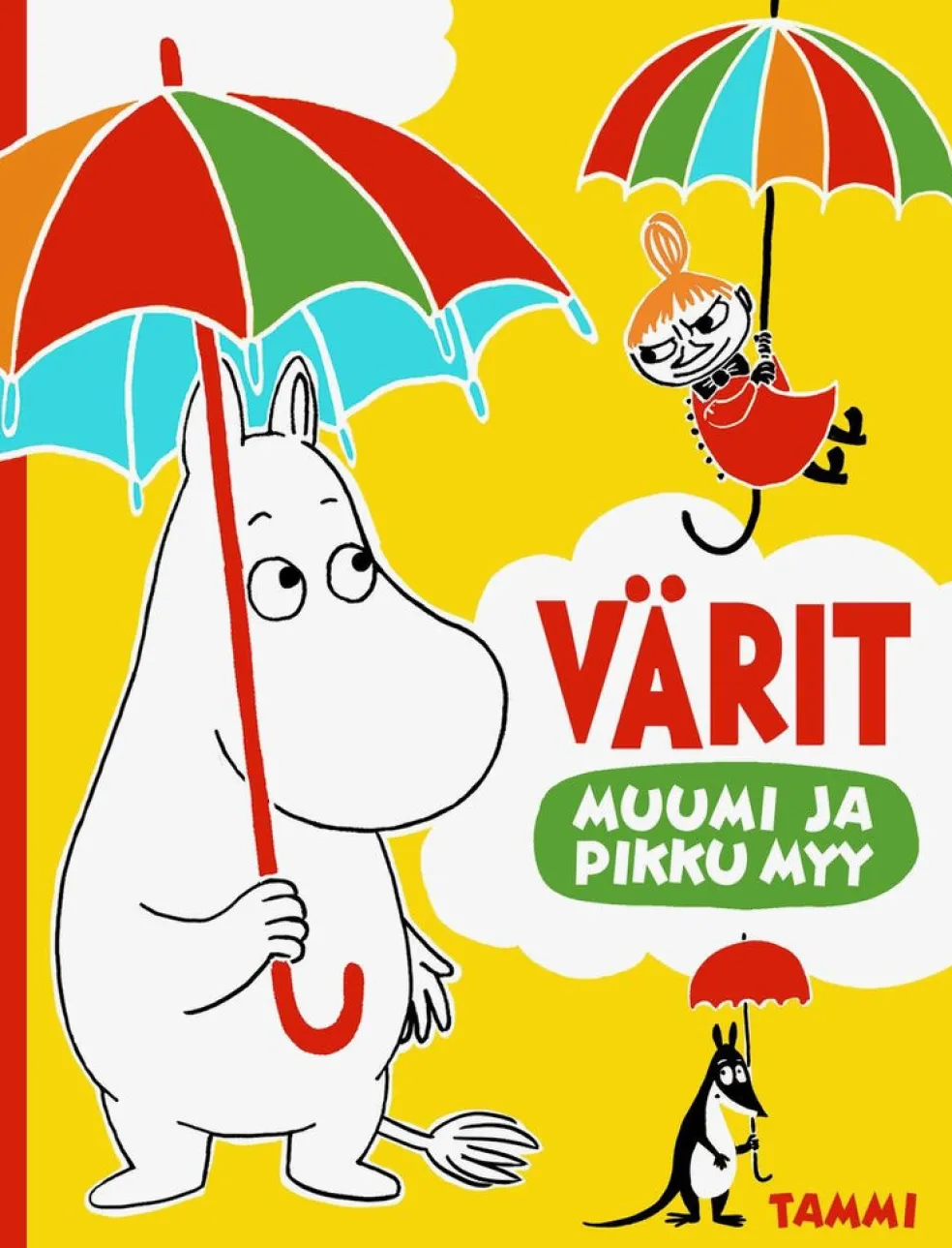 Muumi ja Pikku Myy. Värit