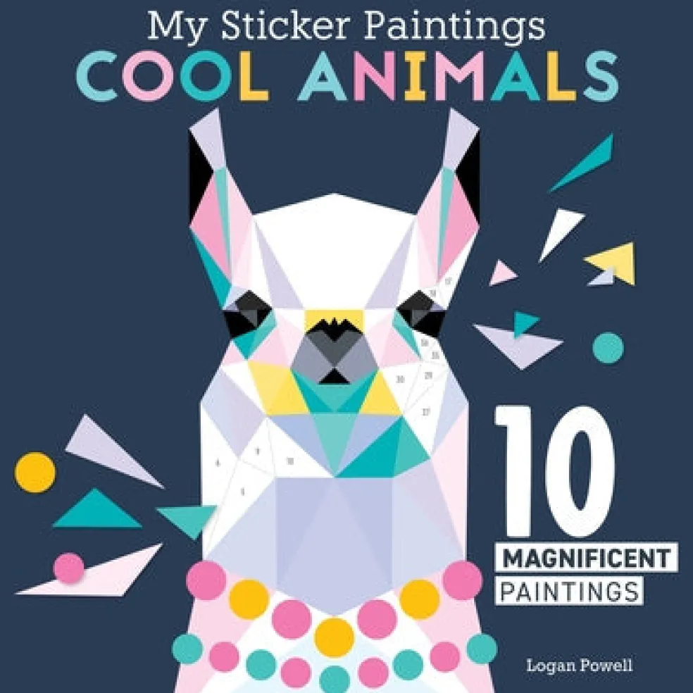 My Sticker Paintings: Cool Animals