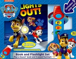 Nickelodeon PAW Patrol: Lights Out! Book and 5-Sound Flashlight Set