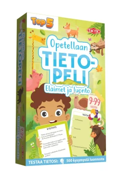 Opetellaan tietopeli Eläimet ja luonto