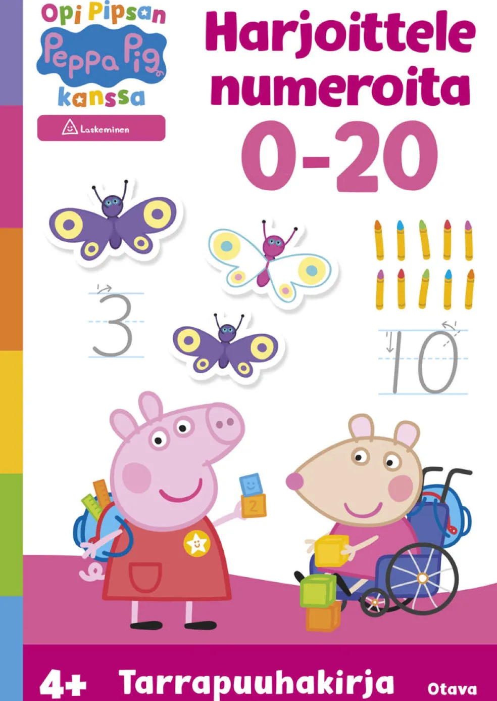 Opi Pipsan kanssa - Harjoittele numeroita 0-20