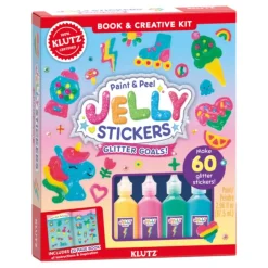 Paint & Peel Jelly Stickers: Glitter Goals!