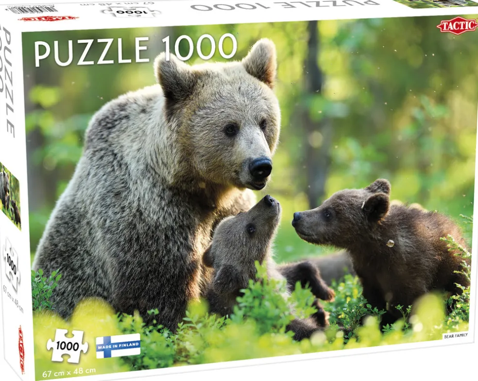 Palapeli 1000 palaa Bear Family