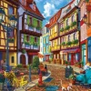 Palapeli 2000 palaa Bright Street