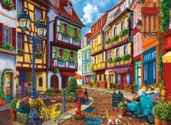 Palapeli 2000 palaa Bright Street
