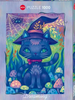 Palapeli 1000 palaa Dreaming Witch Cat