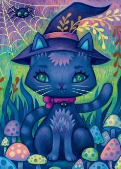 Palapeli 1000 palaa Dreaming Witch Cat