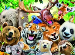Palapeli 300 palaa Exotic Animals Selfie