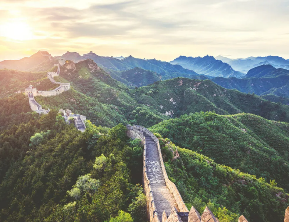Palapeli 2000 palaa Great Wall of China