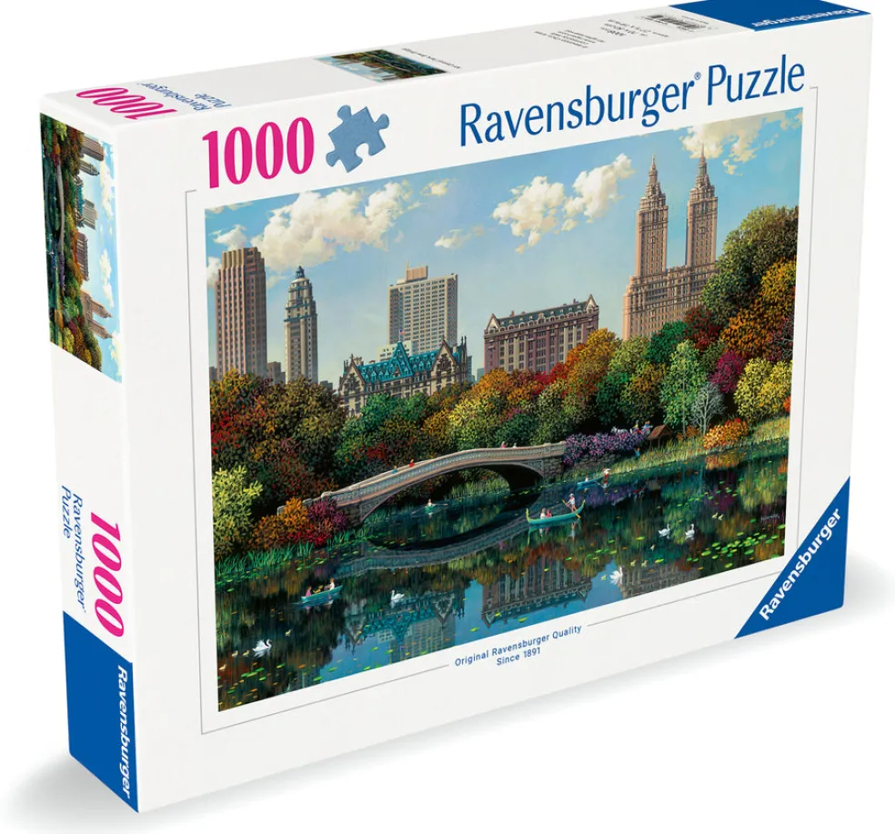 Palapeli 1000 palaa NY Central Park, Bow Bridge