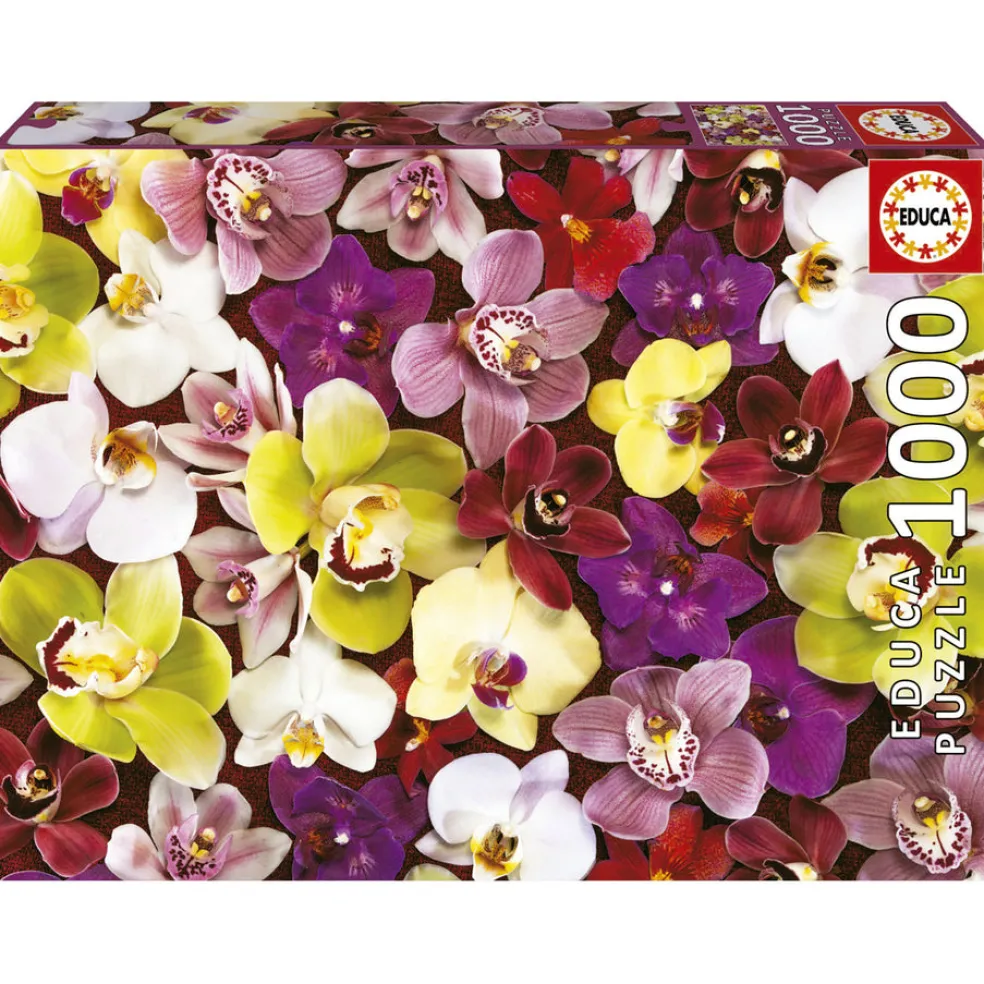 Palapeli 1000 palaa Orchid Collage