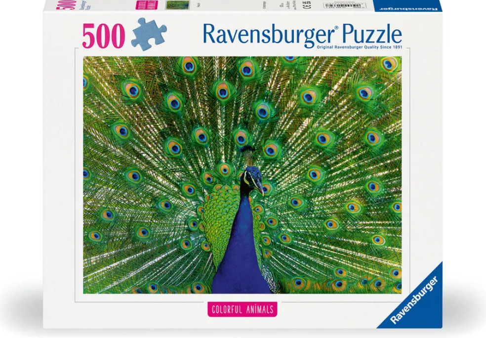 Palapeli 500 palaa Peacock