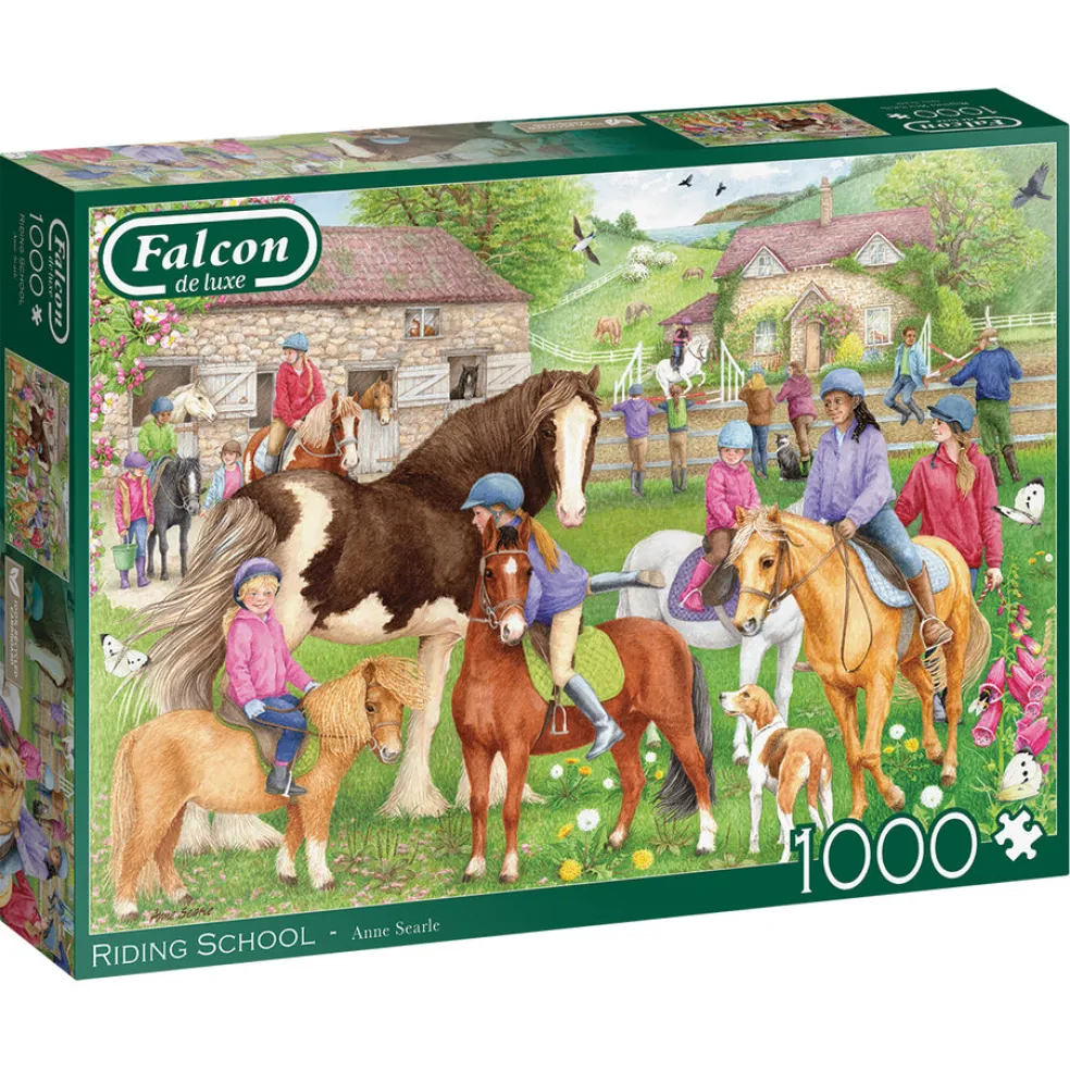 Palapeli 1000 palaa Riding School Falcon