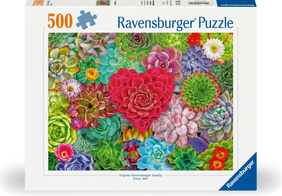 Palapeli 500 palaa Succulent Love