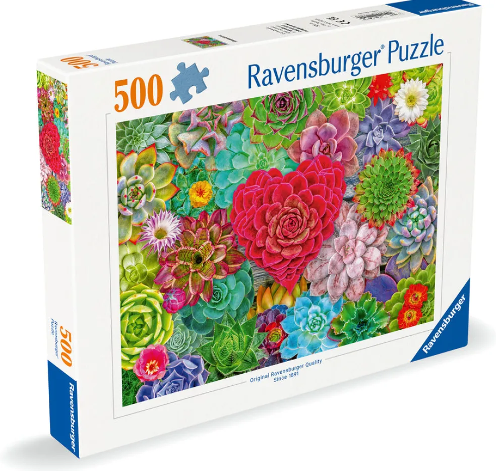 Palapeli 500 palaa Succulent Love
