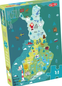 Palapeli 56 palaa Suomen kartta
