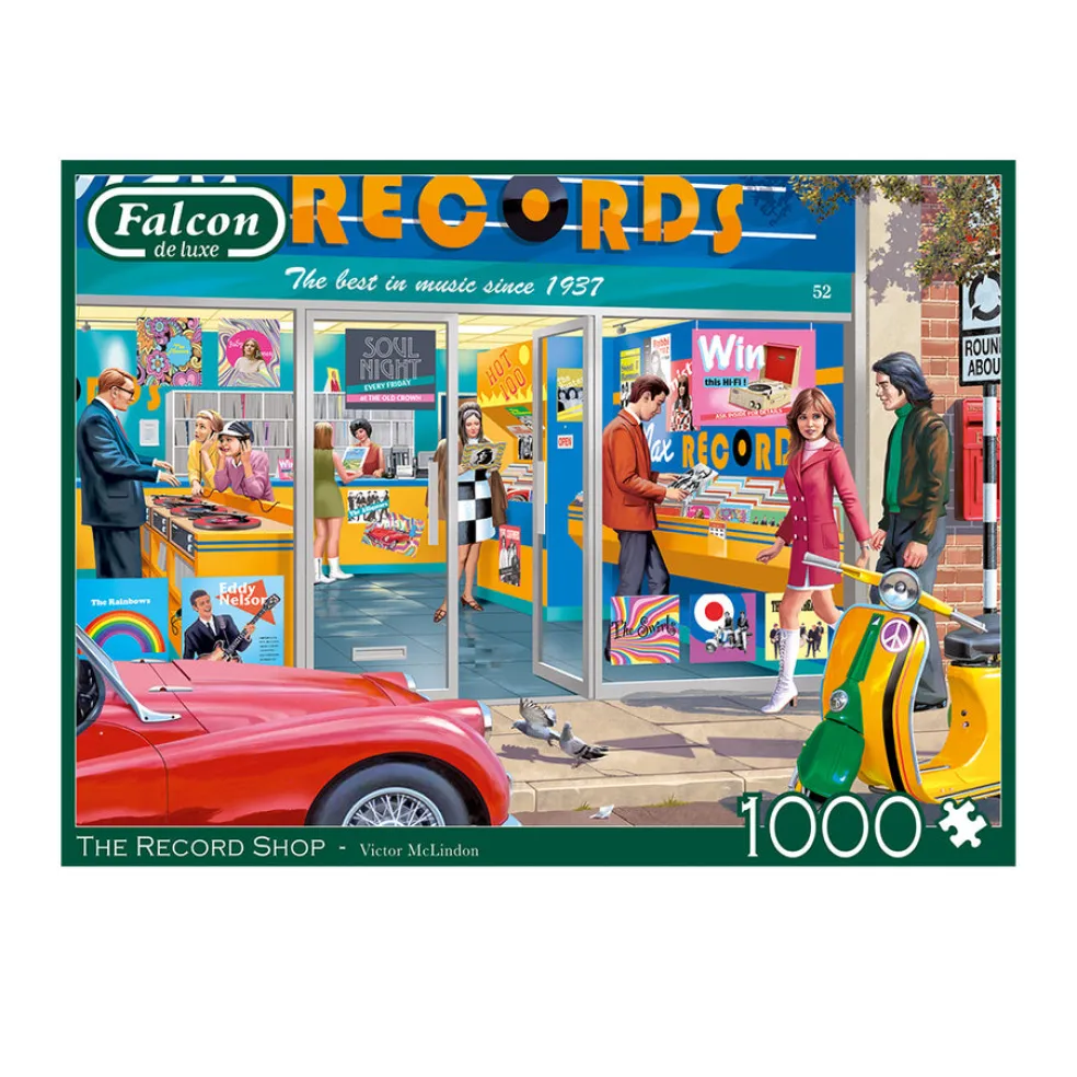 Palapeli 1000 palaa The Record Shop Falcon