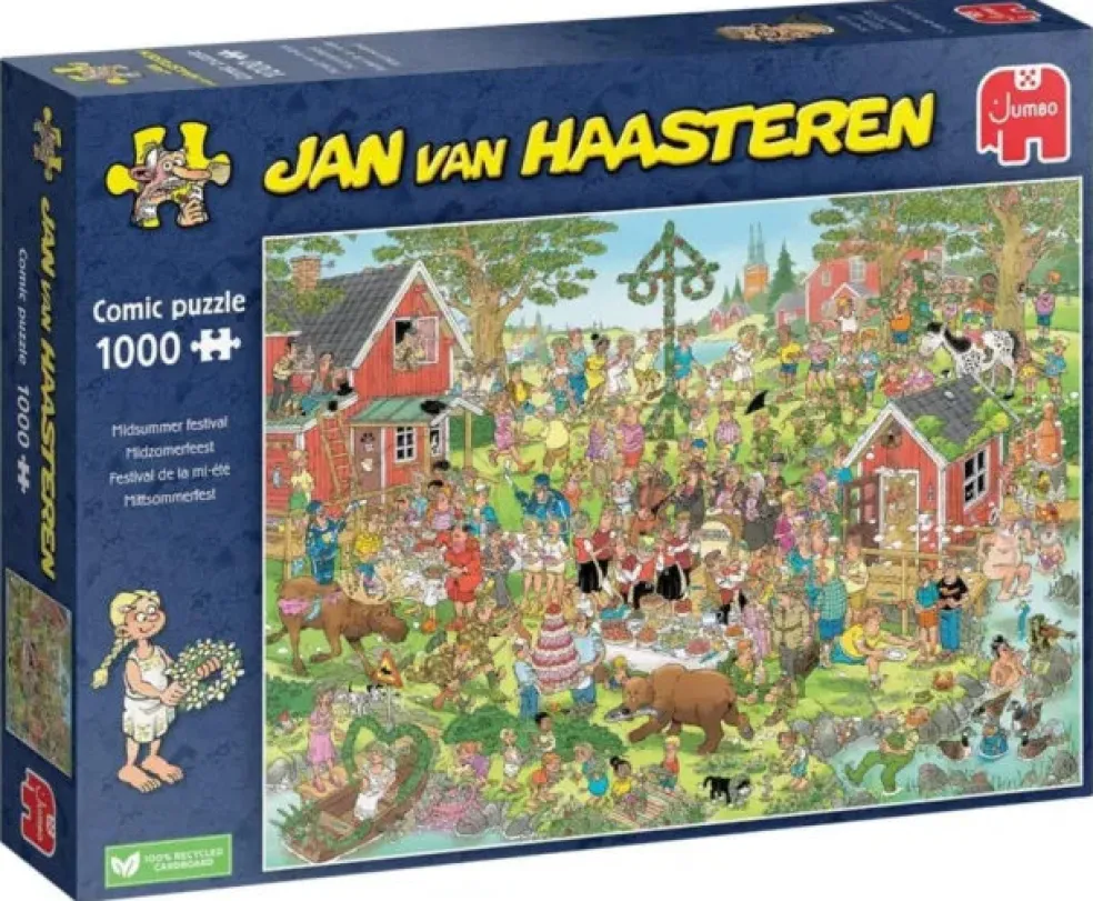 Palapeli 1000 palaa van Haasteren Midsummerfestival