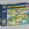 Palapeli 1000 palaa van Haasteren Camping Chaos