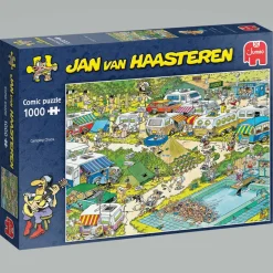 Palapeli 1000 palaa van Haasteren Camping Chaos