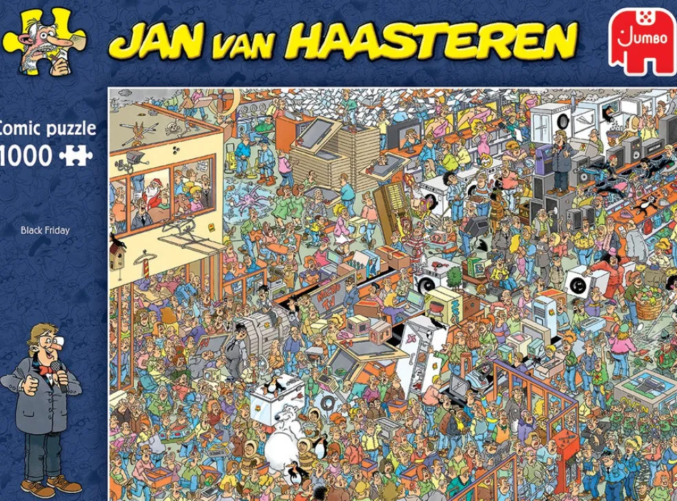 Palapeli 1000 palaa van Haasteren Black Friday