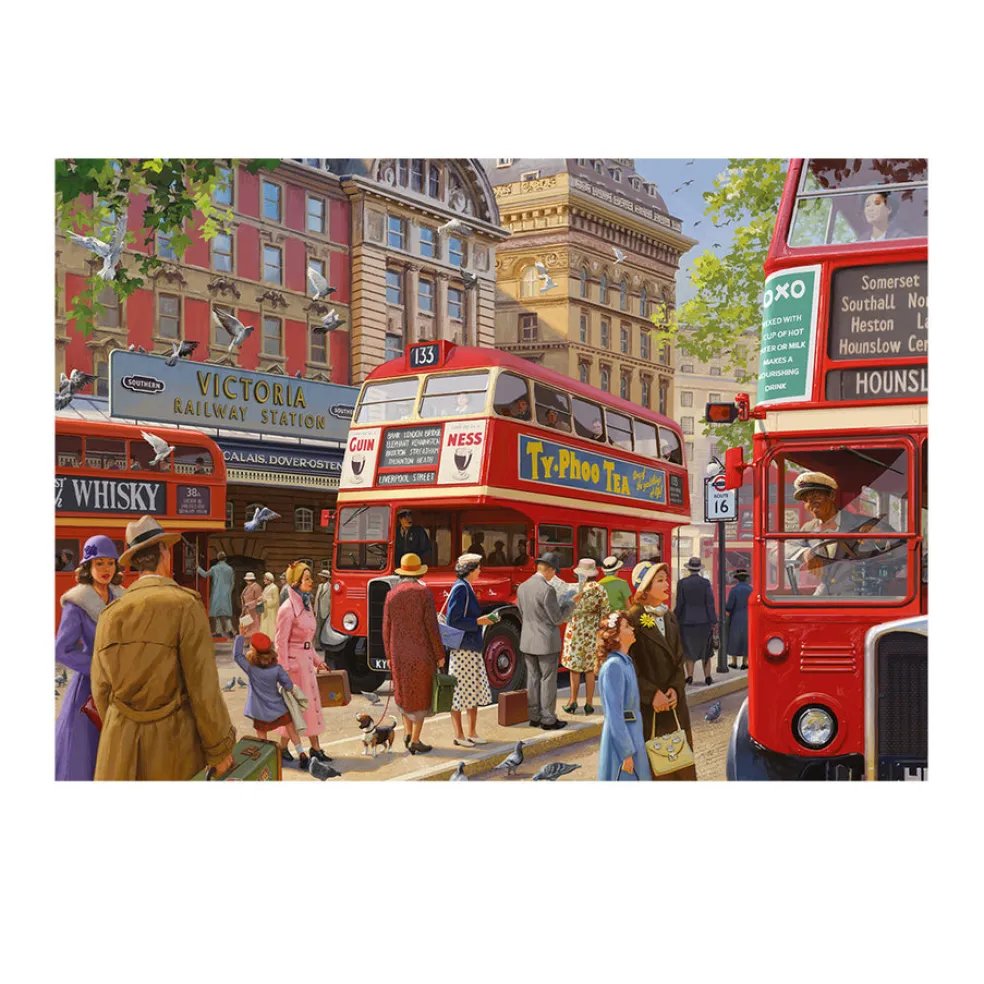 Palapeli 1000 palaa Victoria Station Falcon