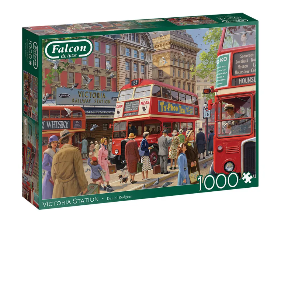 Palapeli 1000 palaa Victoria Station Falcon