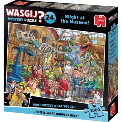Palapeli 1000 palaa Wasgij Mystery 24 Blight at the Museum!