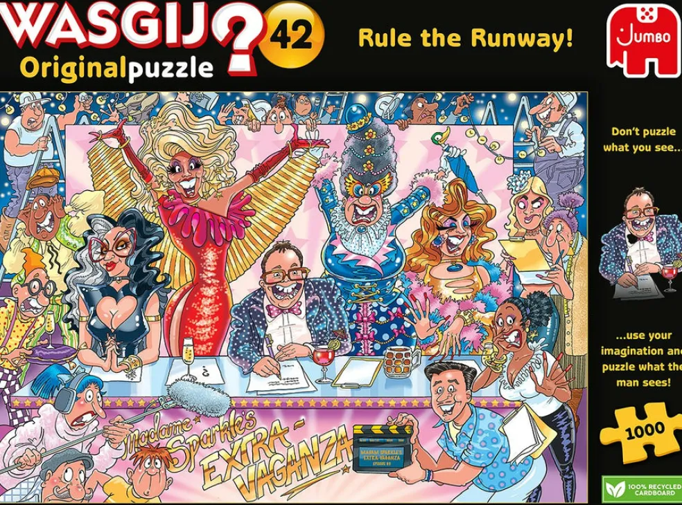 Palapeli 1000 palaa Wasgij Original 42 Rule The Runway!