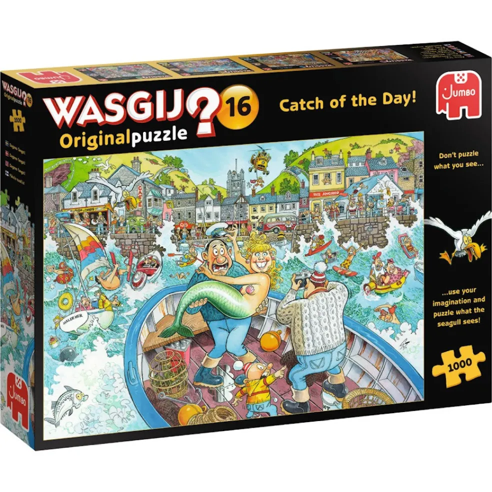 Palapeli 1000 palaa Wasgij Original 16 Catch of the Day!