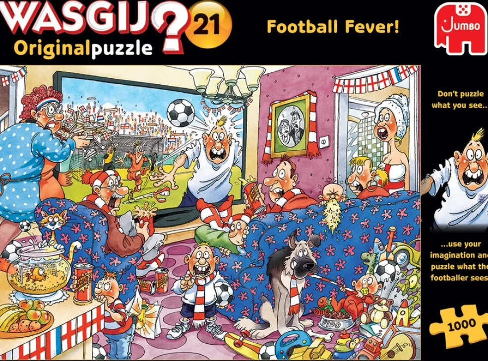 Palapeli 1000 palaa Wasgij Original 21 Football Fever!