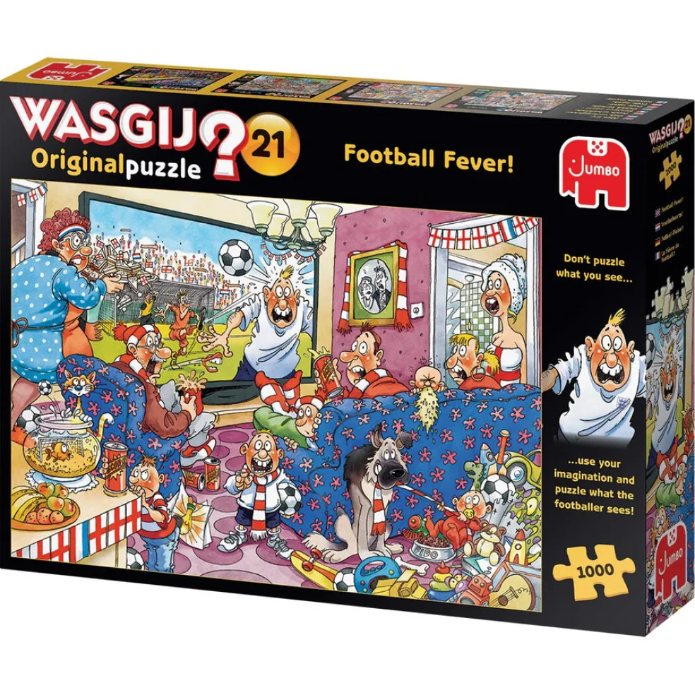 Palapeli 1000 palaa Wasgij Original 21 Football Fever!