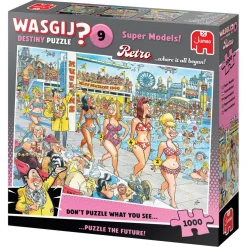 Palapeli 1000 palaa Wasgij Retro Destiny 9 Super Models