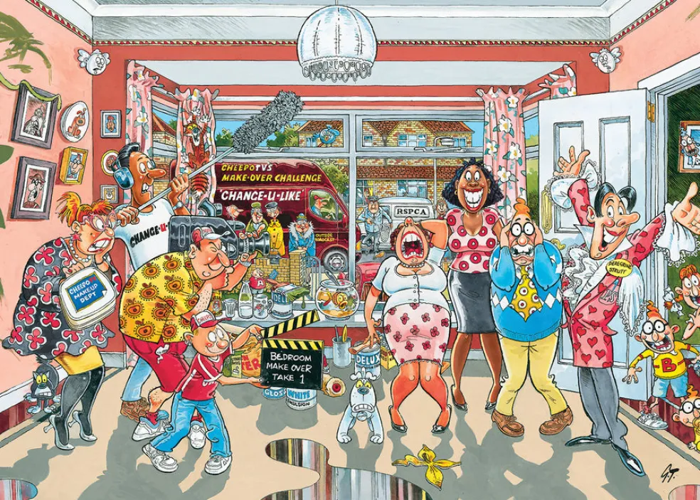 Palapeli 1000 palaa Wasgij Retro Orginal 9 Home Improvements