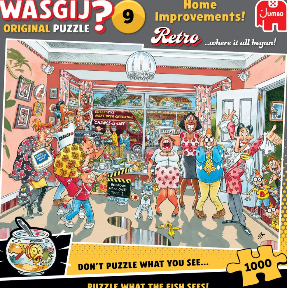 Palapeli 1000 palaa Wasgij Retro Orginal 9 Home Improvements