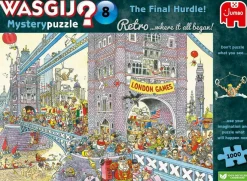 Palapeli 1000 palaa Wasgij Retro Mystery The Final Hurtle!