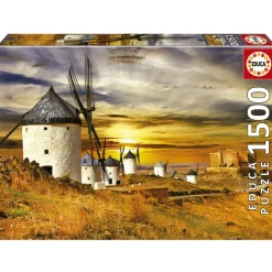 Palapeli 1500 palaa Wind Mills, Consuegra