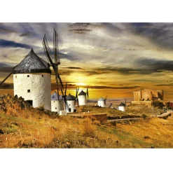 Palapeli 1500 palaa Wind Mills, Consuegra