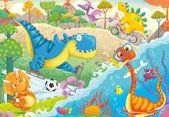 Palapeli 2 x 12 palaa My Dino Friends