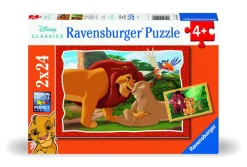 Palapeli 2x24 palaa The Lion King