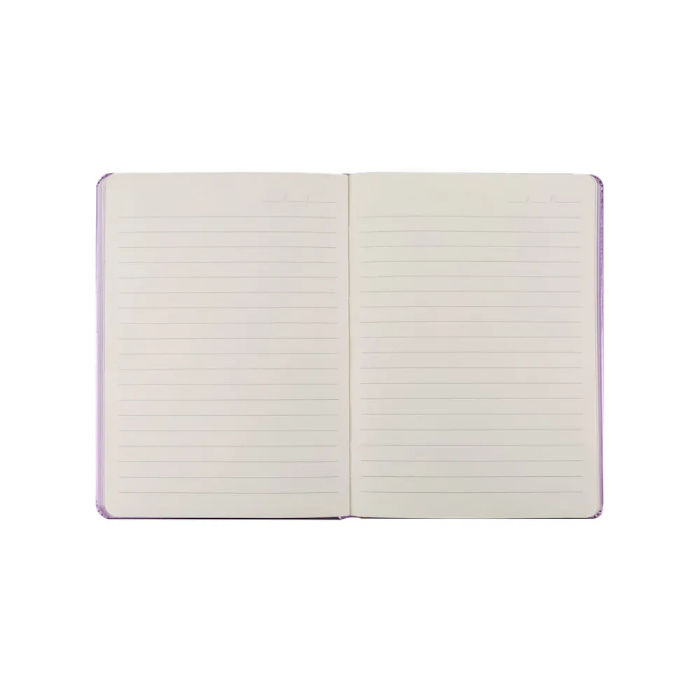 Päiväkirja lukolla metalli liila Victorias Journals