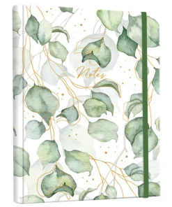 Planner-muistikirja A5 pistesivut Victorias Journals eukalyptus