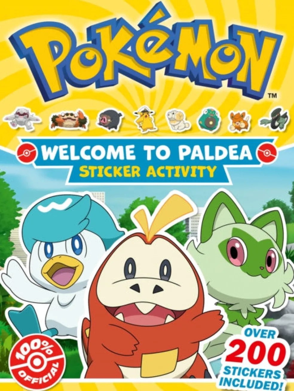 Pokemon Welcome to Paldea Epic Sticker