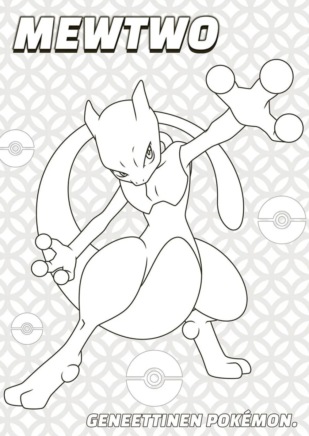Pokémon värityskirja: Legendaariset ja myyttiset Pokémonit
