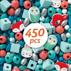 Puuhelmet söpöt eläimet Djeco