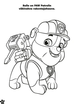 Ryhmä Hau - Paw Patrol Rollen värityskirja