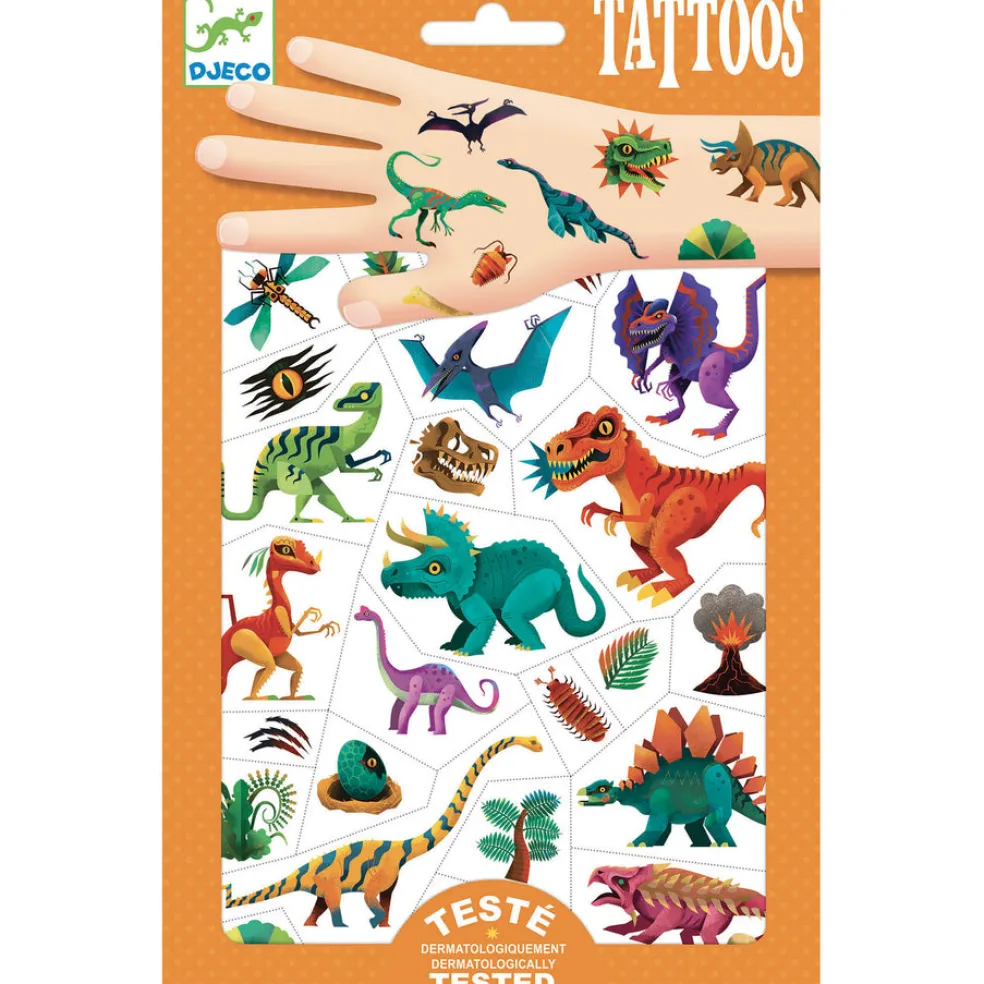 Siirtokuvatatuointi Dino Club Djeco