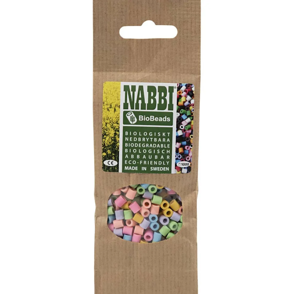Silityshelmi 1000kpl pastellivärit Nabbi BioBeads