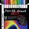 Sivellinkynä Stabilo Pen 68 brush Arty 12kpl